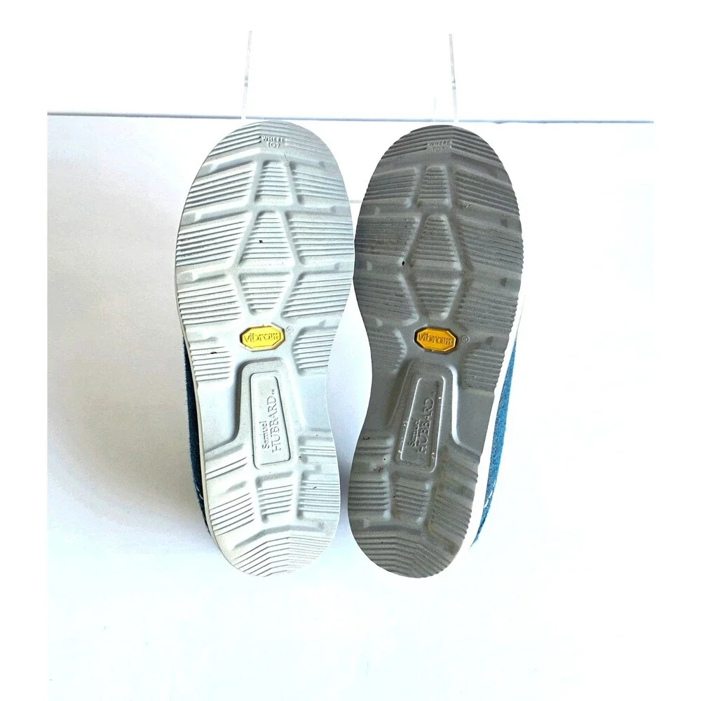 SAMUEL HUBBARD Spring Back Slippers Royal Blue 9.5 43 Monopett Felt Comfort - Picture 15 of 16